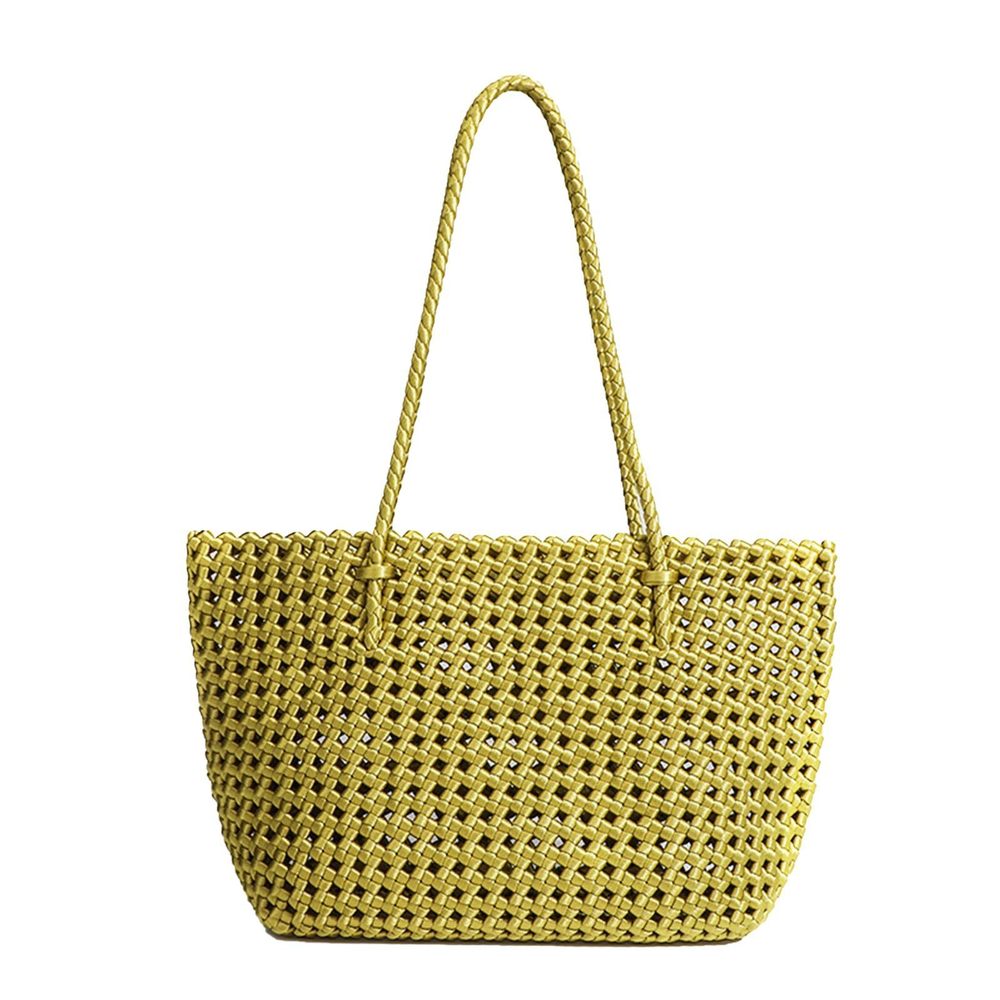 Classic Woven Bag Satchel For Travel Strap Satchel Roomy Hollow Beach Soft Sat